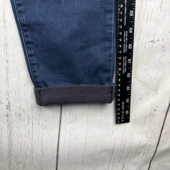 Mavi 27x25 Mid Rise Sporty Jogger Sexy Denim Jeans Pants Blue Women New - Picture 11 of 16